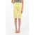 True Royal High-Rise Waist Carla Single Pleat Shorts Yellow