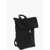 Neil Barrett Solid Color Nylon City Flap Backpack Black