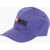 Diesel Solid Color Cakerym-Max Cap With Embossed Logo Violet