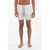 Karl Lagerfeld Printed Karl All Over Boxer Swimsuit White