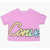 Converse All Star Chuck Taylor Glitter Printed T-Shirt Pink