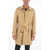 CORNELIANI Lined Cotton Trench With Belt Beige