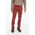 CORNELIANI Id Luxury Denim Stretched Cotton Lazise Pants With 5 Pockets Red