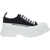 Alexander McQueen Tread Slick Sneakers BLACK/WHITE