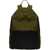 Bottega Veneta Nylon Braided Leather Foldable Paper Backpack Military Green