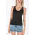 Diesel Piercing Details On The Back T-Kellys Tank Top Black