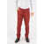 CORNELIANI Id Stretched Cotton Chino Pants With 4 Pockets Red