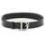 DSQUARED2 Leather Belt With D2 Buckle NERO PALLADIO VINTAGE