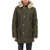 Woolrich Arctic Padded Parka With Detachable Fur DARK GREEN