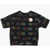 Converse All Star Chuck Taylor All Over Printed Logo Crew-Neck T-Shir Black