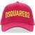 DSQUARED2 Baseball Hat With Logo Embroidery FUCHSIA