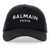 Balmain Baseball Hat With Logo Embroidery BLACK