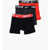 Nike Kids Logoed Waist Band Dri-Fit 3 Boxer Set Multicolor