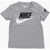 Nike Maxi Printed Crew-Neck T-Shirt Gray