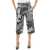 Neil Barrett Slouchy Pants Masculine Slouch With Abstract Pattern Black & White
