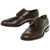 TOD'S Leather Oxford Shoes With Brogue Details Brown