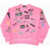 Dsquared2 Kids All Over Printed Relax Crew-Neck Sweatshirt Pink