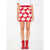 Kenzo Floral Jacquard Miniskirt Red