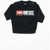 Diesel Kids Crew-Neck Screwdivisionb Sweatshirt With Logo-Embroidery Black