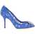 Dolce & Gabbana Charmant Lace Bellucci Pumps BLUE