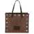 ETRO Paisley Medium Shopping Bag With Studs RED