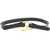 Blumarine Patent Leather Belt With Logo Buckle NERO