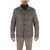 CORNELIANI Cc Collection O.wear Down Quilted Calipso Short Coat With Gl Gray