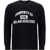 Bel-Air Athletics Contrasting Embroidered Intarsia Sweater Black