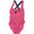 Nike Swim Crossback One Piece Swimsuit Pink