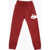 Nike Logo Printed Standard Fit Joggers Red