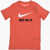 Nike Front Printed Crew-Neck T-Shirt Red