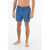 Nike Swim Drawstring Waist 2 Pockets Boxer Swimsuit Blue