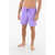 Nike Swim Logo Printed 2 Pockets Boxer Swimsuit Violet