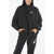 Nike 2 Pockets Oversized Windbreaker Jacket With Zip Closure Black