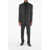 CORNELIANI Herringbone Patterned Leader Suit With Notch Lapel Black