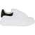 Alexander McQueen Boys Leather Sneakers WHITE