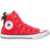 Converse Girls Fabric Hi Top Sneakers RED