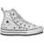 Converse Girls Leather Hi Top Sneakers WHITE