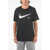 Nike Front Printed Crew-Neck T-Shirt Black