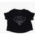 Nike Printed Crop Crew-Neck T-Shirt Black