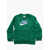 Nike Logo Printed Crew-Neck Sweatshirt Green