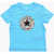 Converse All Star Chuck Taylor Front Printed Crew-Neck T-Shirt Light Blue