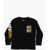 Converse All Star Chuck Taylor Long Sleeve Printed T-Shirt Black