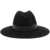 Maison Michel 'Zango' Felt Fedora Hat BLACK