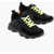 Diesel Kids Fabric S-Serendipity Lc Yo Sneakers With Suede Detail Black