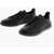 Ermenegildo Zegna Textured Leather Triple Stitch Sneakers Black
