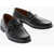 Ermenegildo Zegna Leather Vittorio Loafers Black