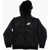 Nike Lightweight 2 Pockets Windbreaker Jacket With Hood Black