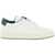 Common Projects Leather Decades Low Sneakers WHITE GREEN