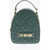Moschino Love Quilted Faux Leather Bag With Removable Shoulder Strap Green